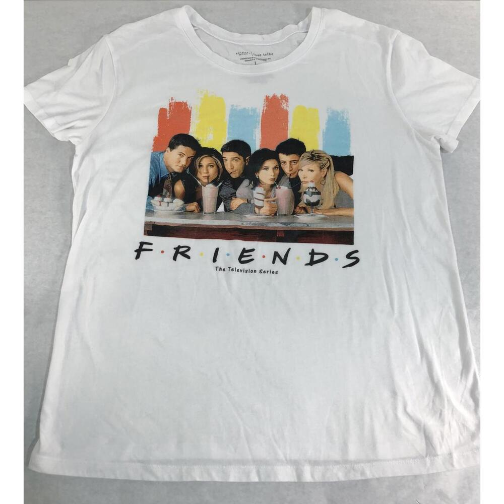 Friends TV Series Love Tribe large Graphic T-Shirt Size Large b23